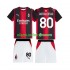 Camisola AC Milan Ronaldinho 80 Criança Equipamento Primeiro 2026-2027 Manga Curta